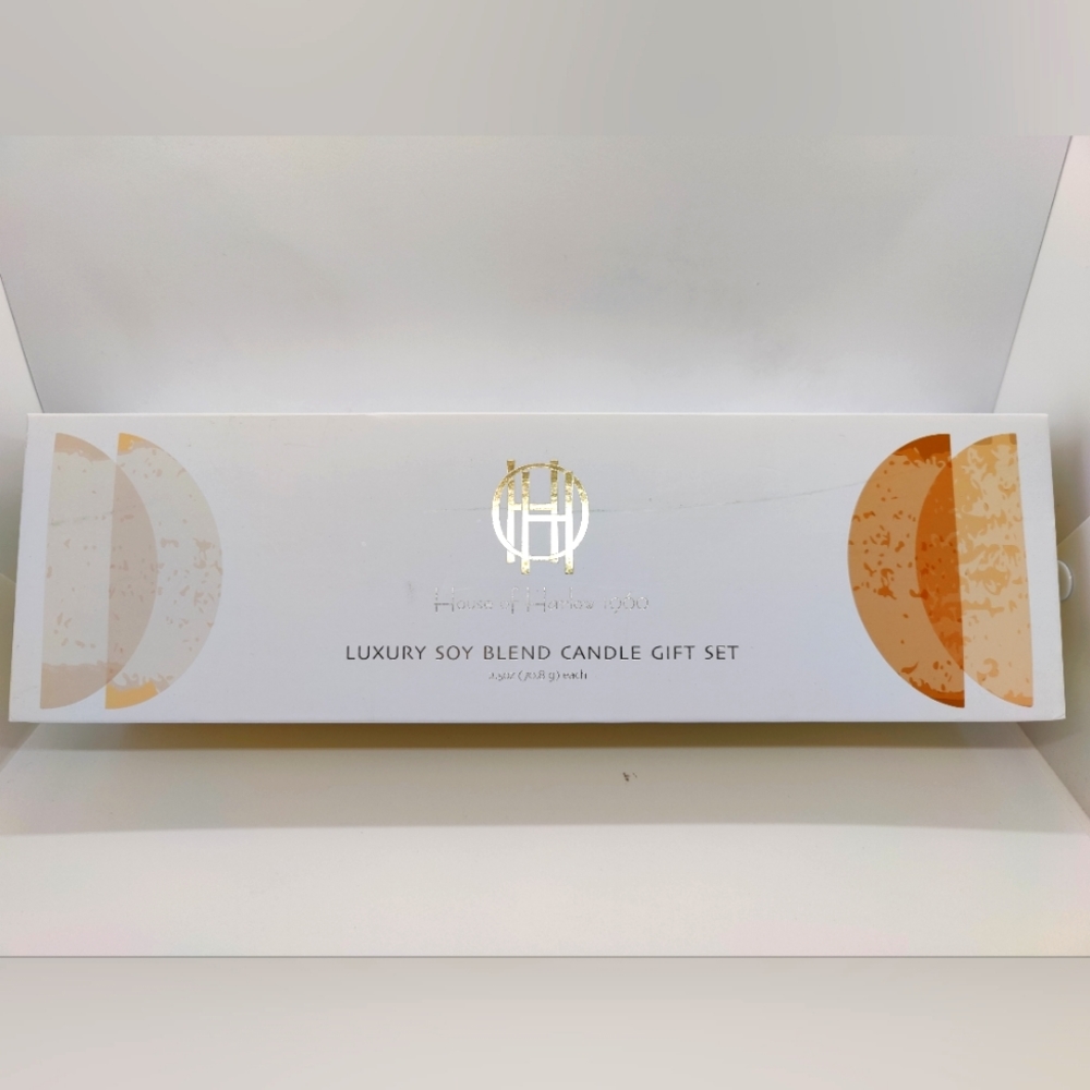 House of Harlow 1960 Luxury Soy Blend Gift Set of 5 Candles Glass Jars